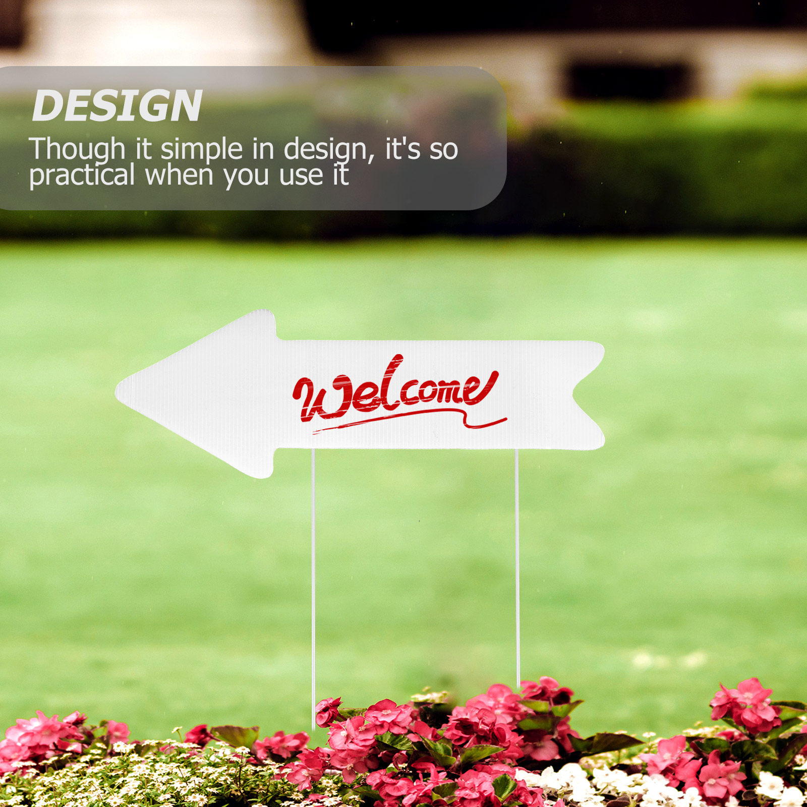 Yard Sign Blank - Blank Corrugated Plastic Lawn Sign with