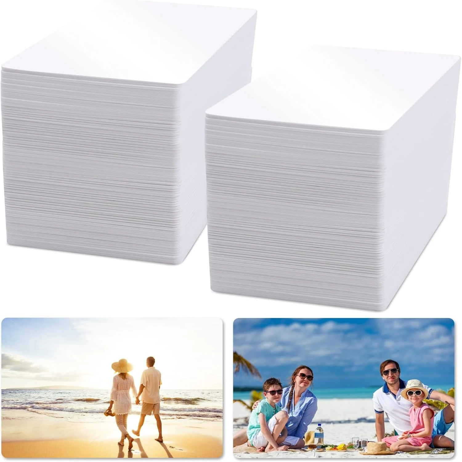 Puzzle Blank White - 50/100pcs Blank Sublimation Business Cards –