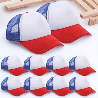 Hat Sublimation Blank - 10Pcs DIY Blank Baseball Hats Mesh