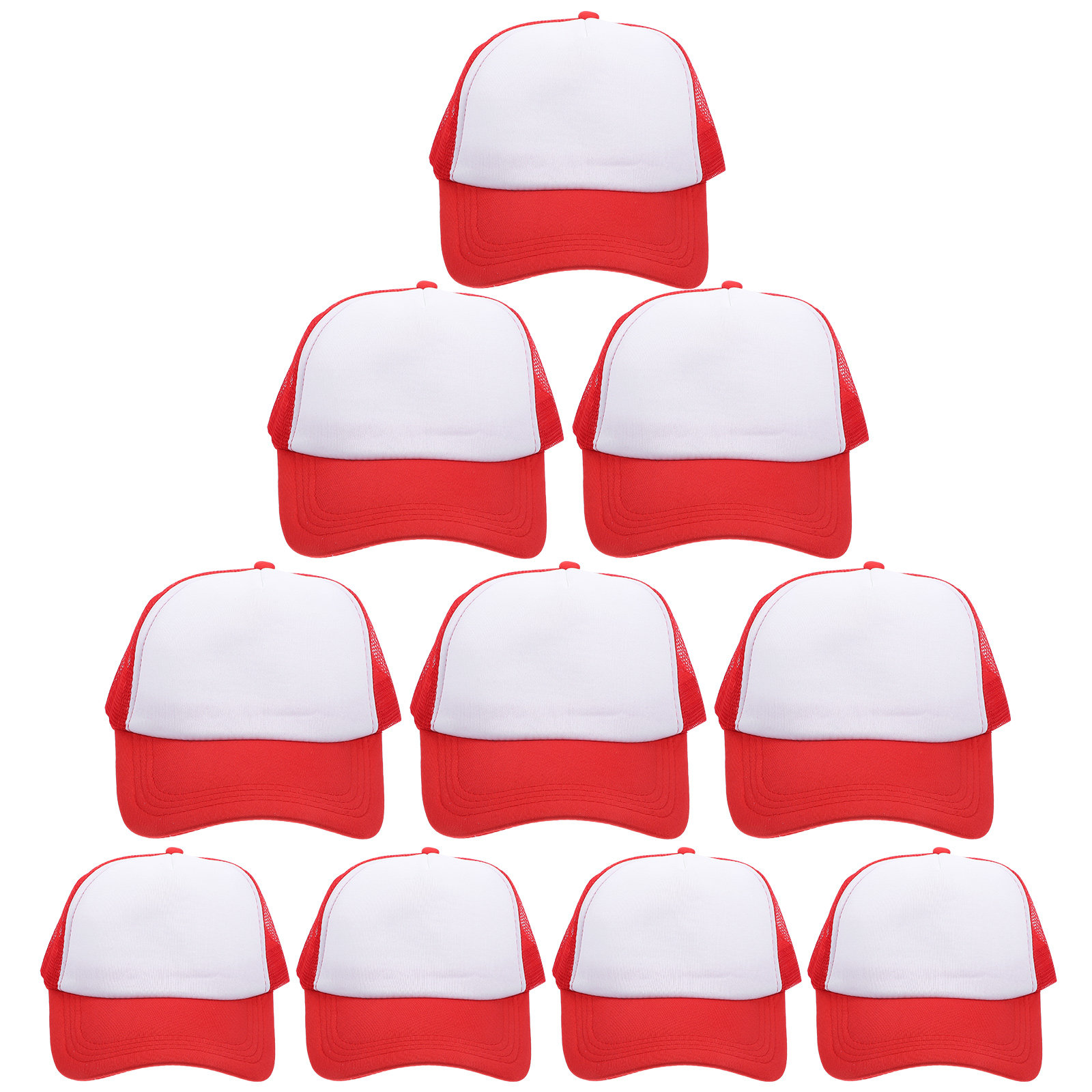 Hat Sublimation Blank - 10Pcs Blank Baseball Caps Mesh Sublimation