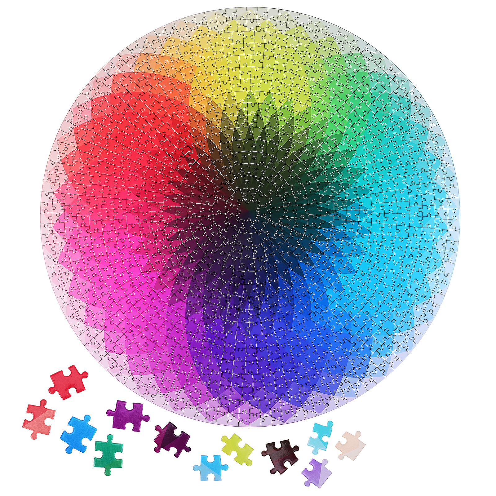 1000 Piece Rainbow Gradient Ji - Puzzle Blank White 리뷰 및 가격