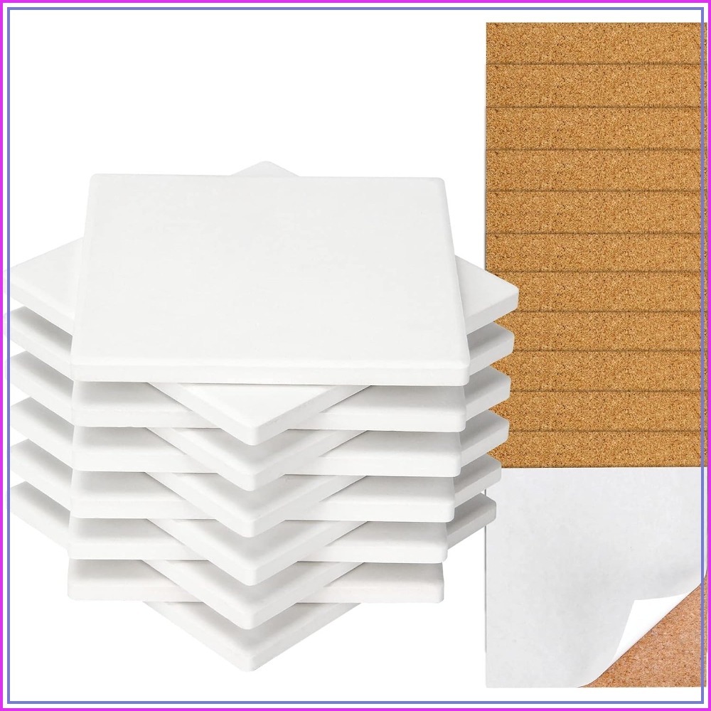 12 Pack Ceramic Coasters for C - Ceramic Tile Blank 리뷰 및 가격