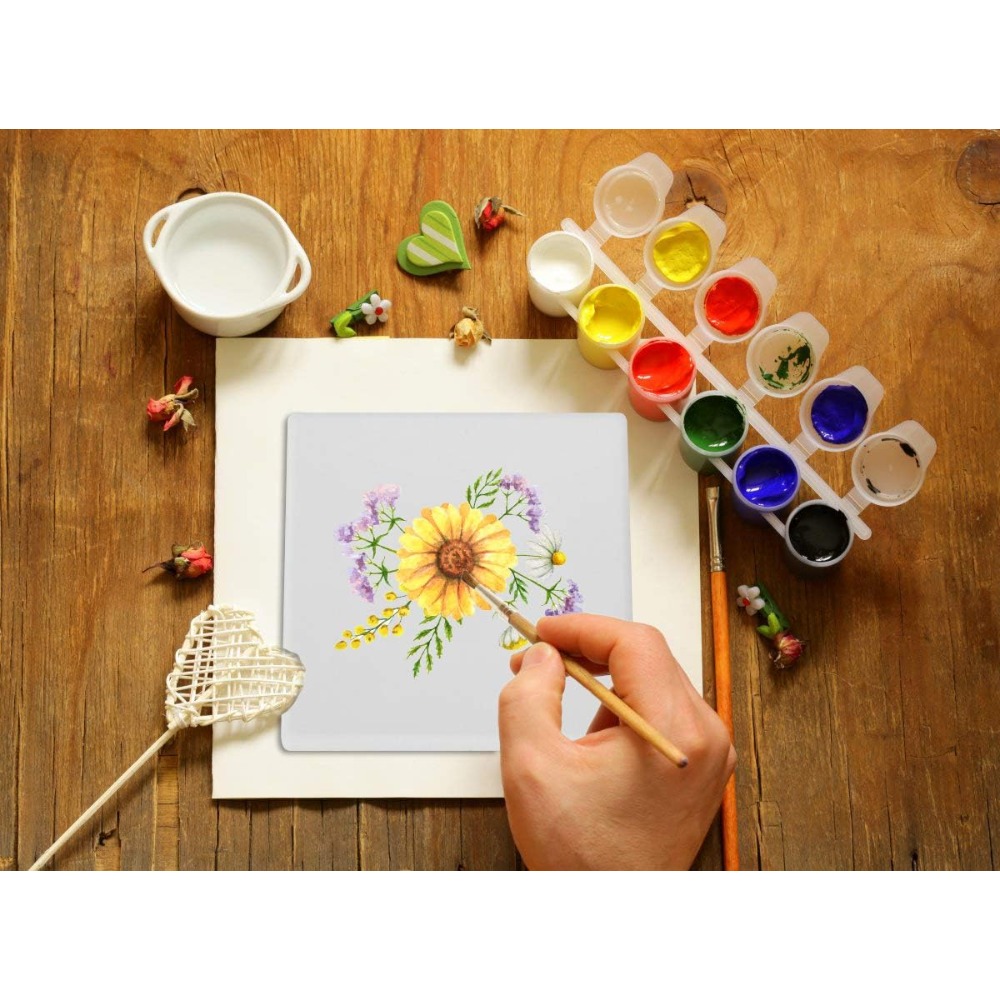 12 Pack Ceramic Coasters for C - Ceramic Tile Blank 리뷰 및 가격