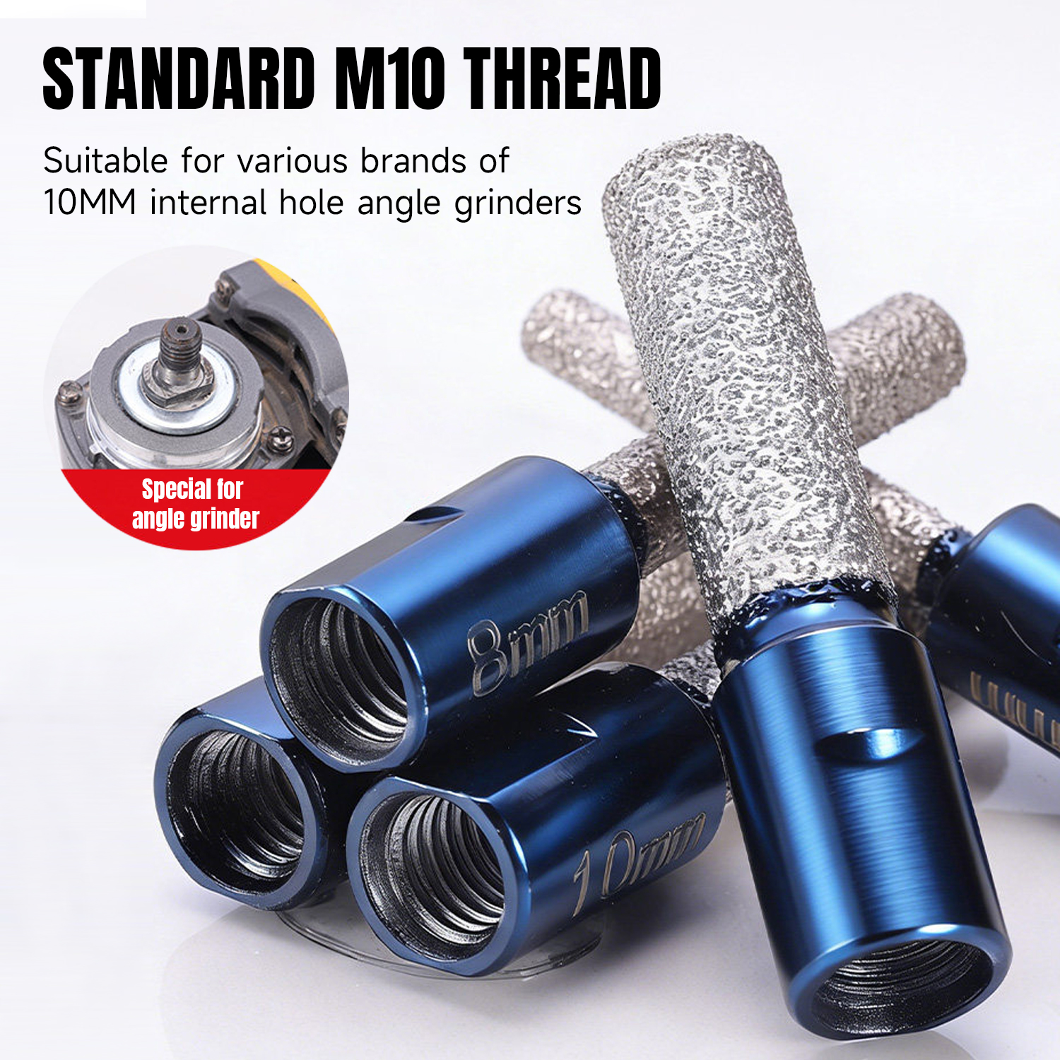 6/8/10/12mm M10 Vaccum Brazed  - Ceramic Tile Blank 리뷰 및 가격