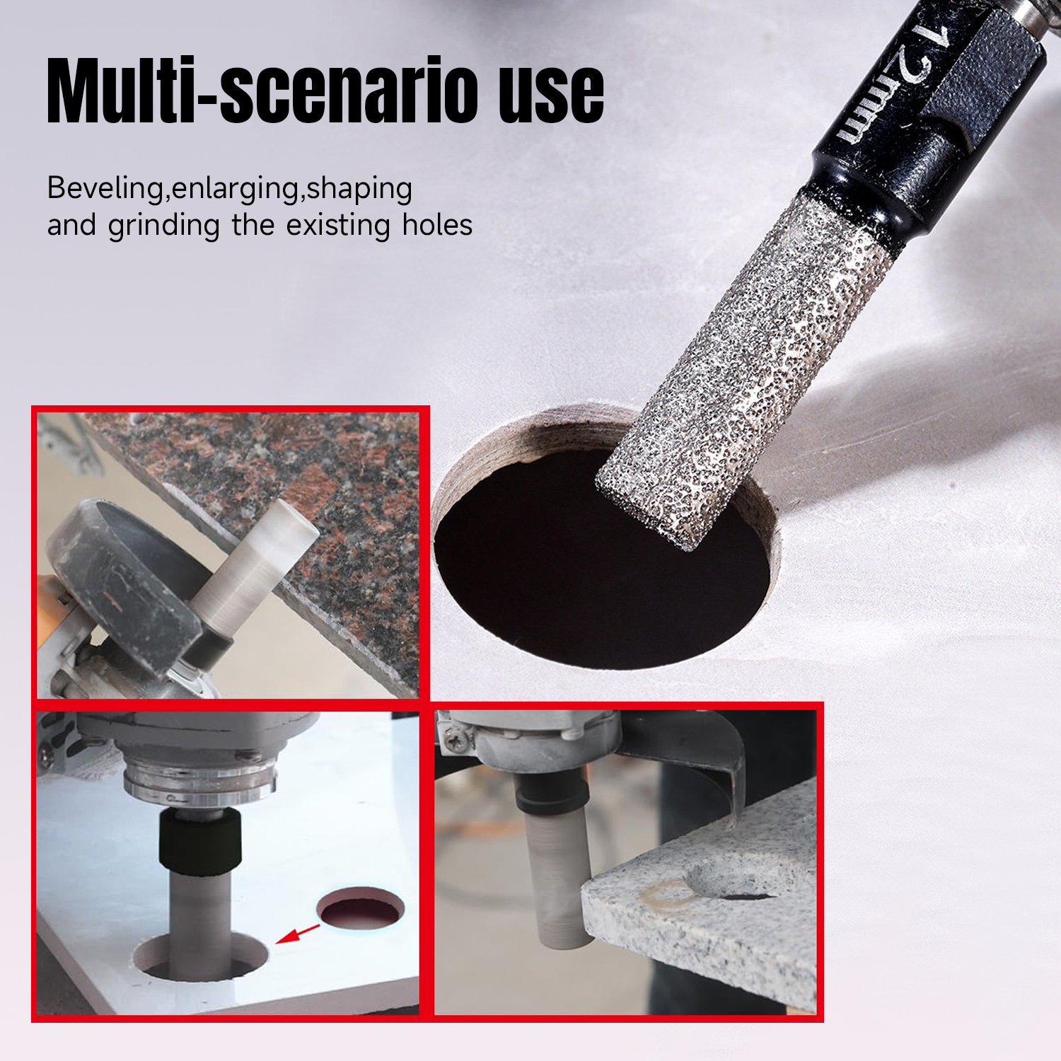 6/8/10/12mm M10 Vaccum Brazed  - Ceramic Tile Blank 리뷰 및 가격