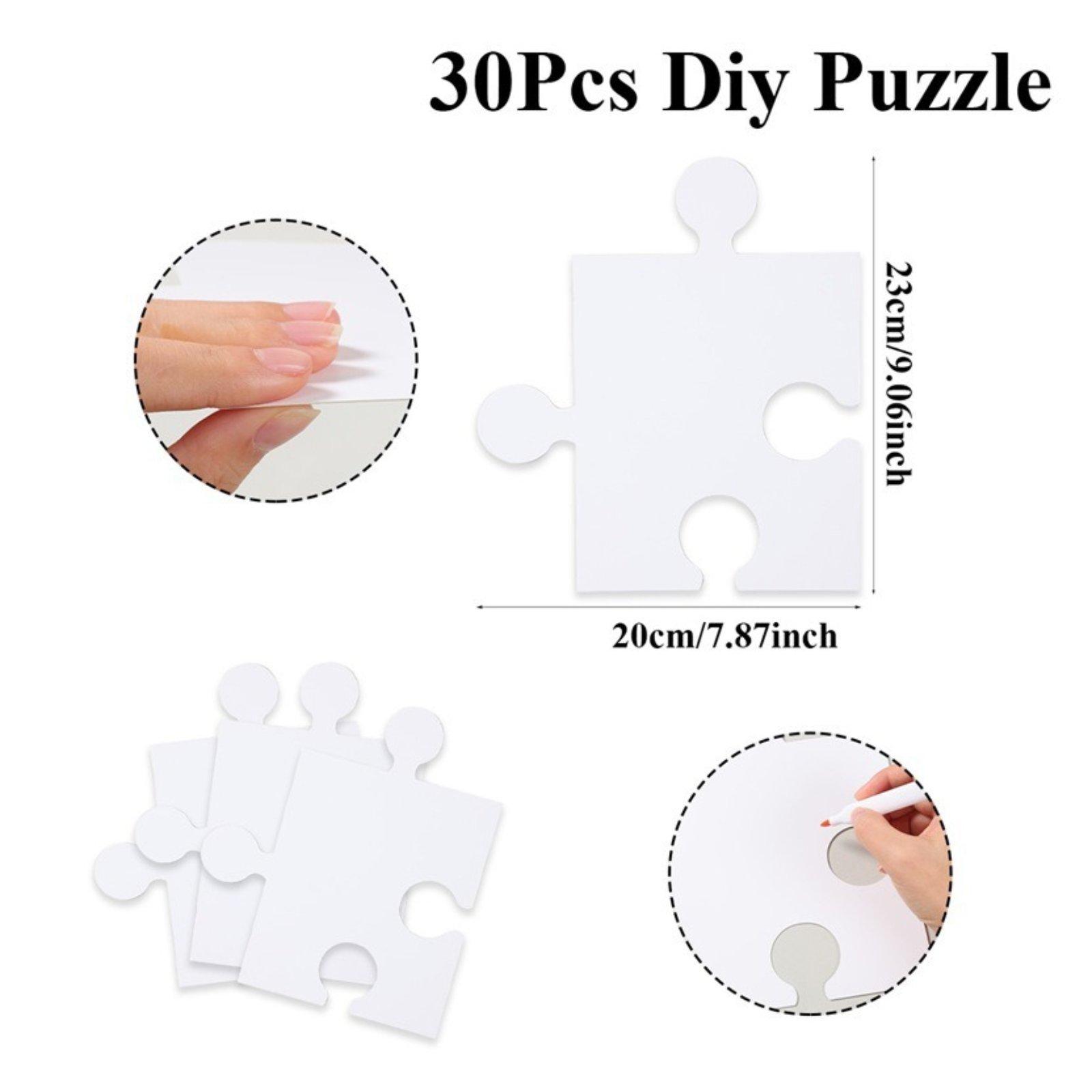 White Blank Drawing Puzzles Ca - Puzzle Blank White 리뷰 및 가격