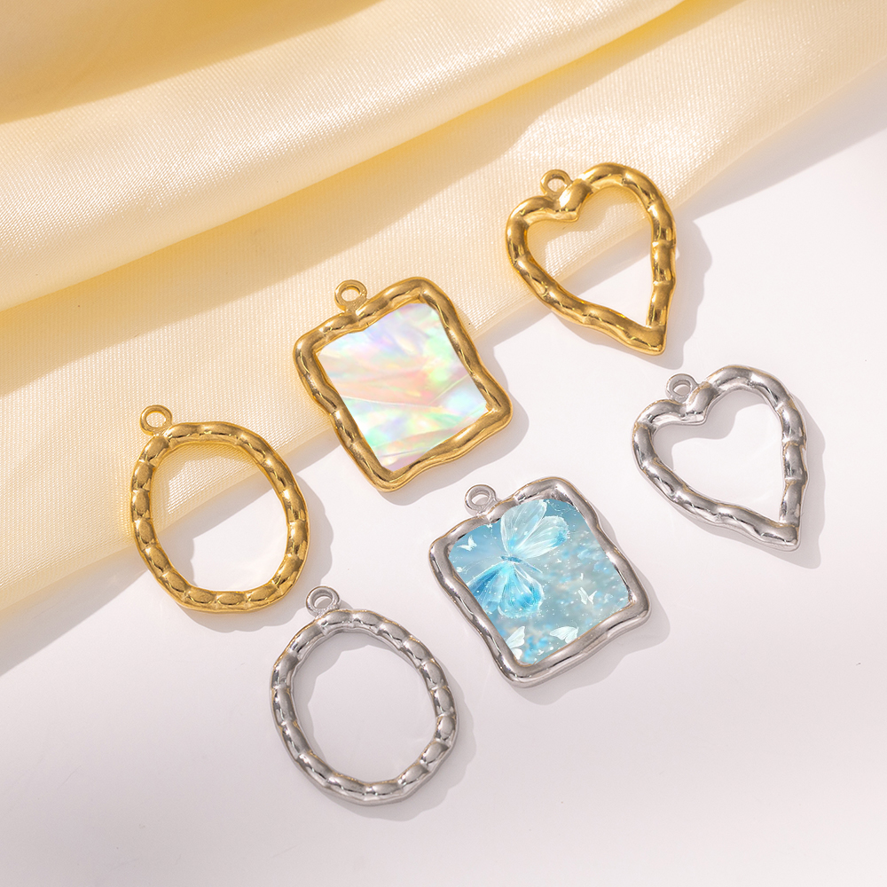 5pcs Stainless Steel Heart Rou - Metal Photo Panel 리뷰 및 가격