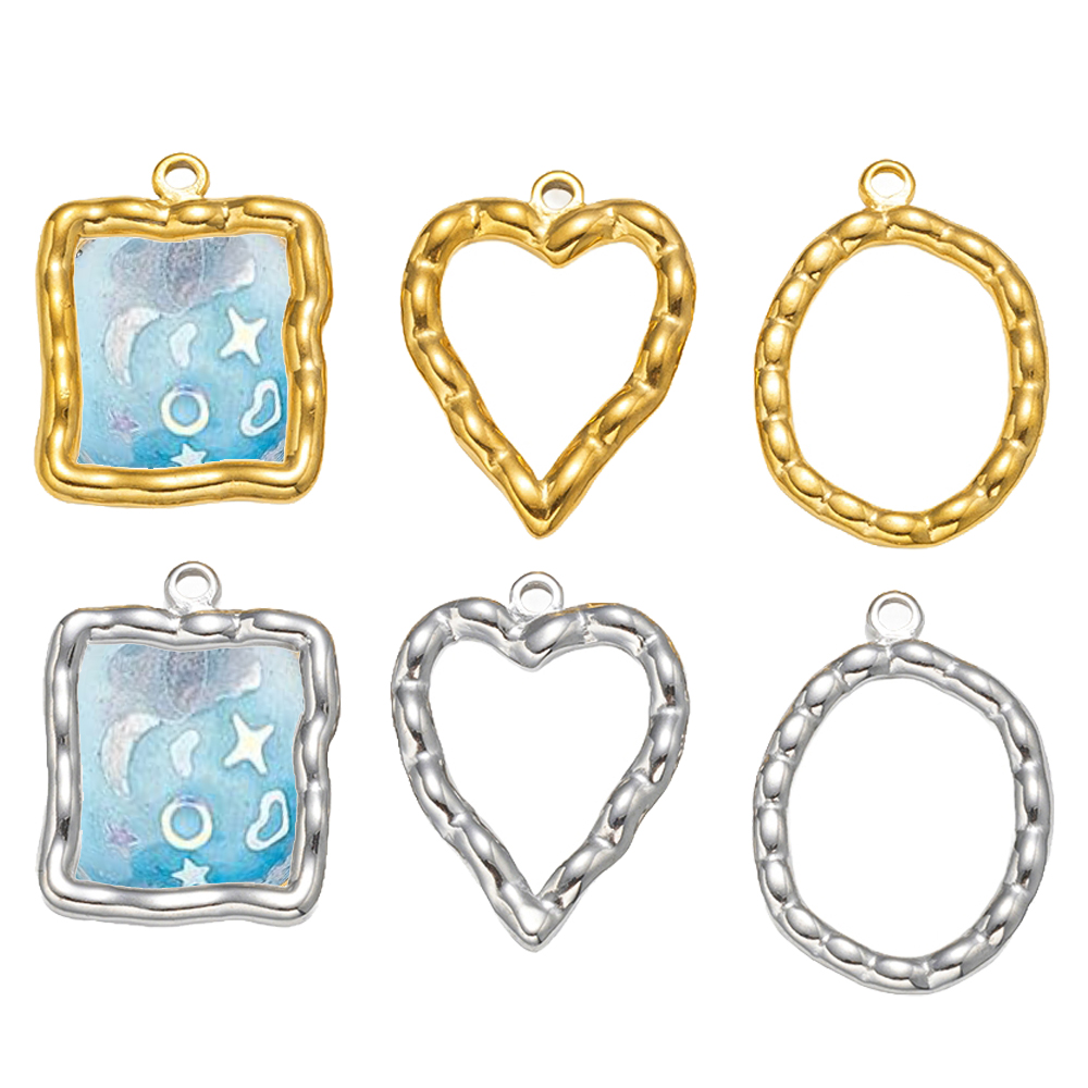 5pcs Stainless Steel Heart Rou - Metal Photo Panel 리뷰 및 가격