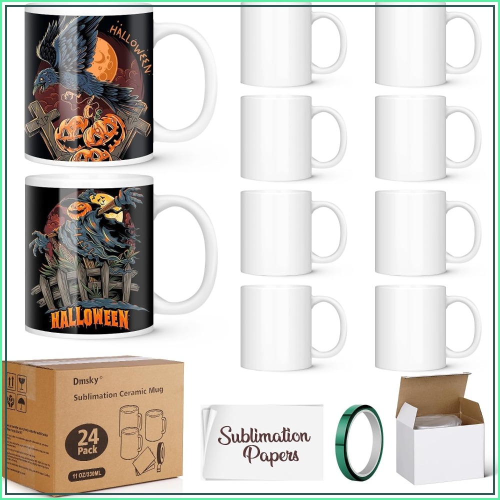 11 oz White Ceramic Sublimatio - Sublimation Mug White 리뷰 및 가격