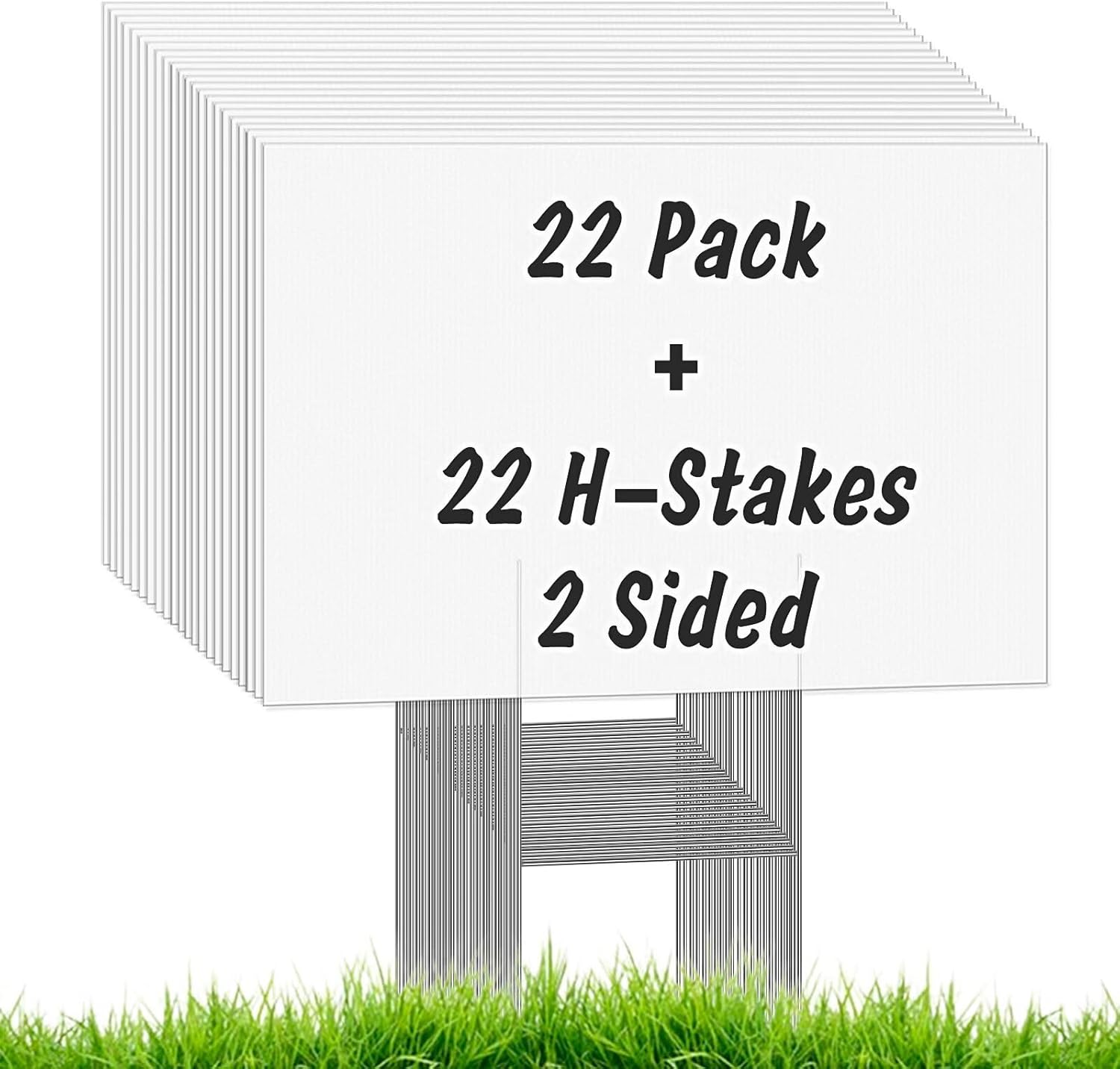 22Pcs Blank Yard Signs with St - Yard Sign Blank 리뷰 및 가격