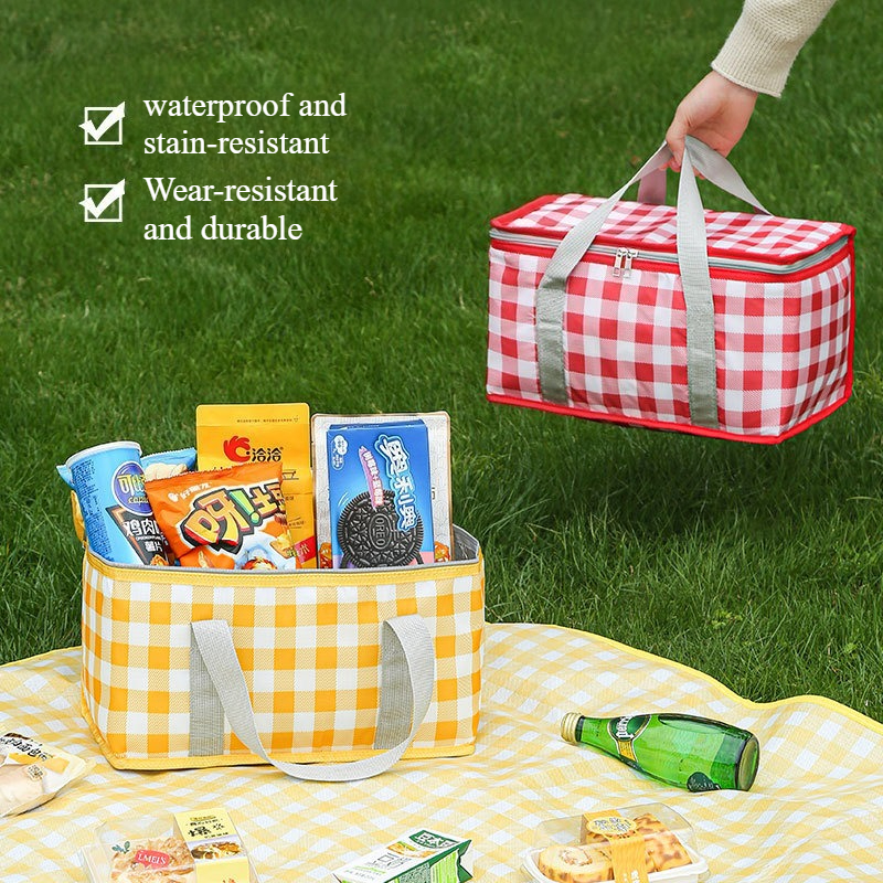 Large Capacity Checkered Insul - Tote Bag Sublimation 리뷰 및 가격