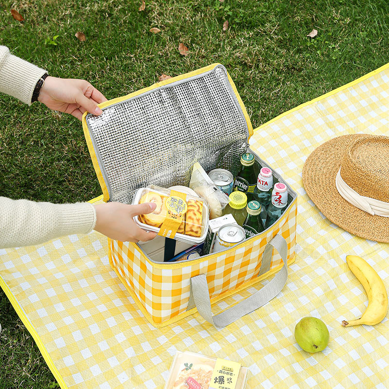 Large Capacity Checkered Insul - Tote Bag Sublimation 리뷰 및 가격