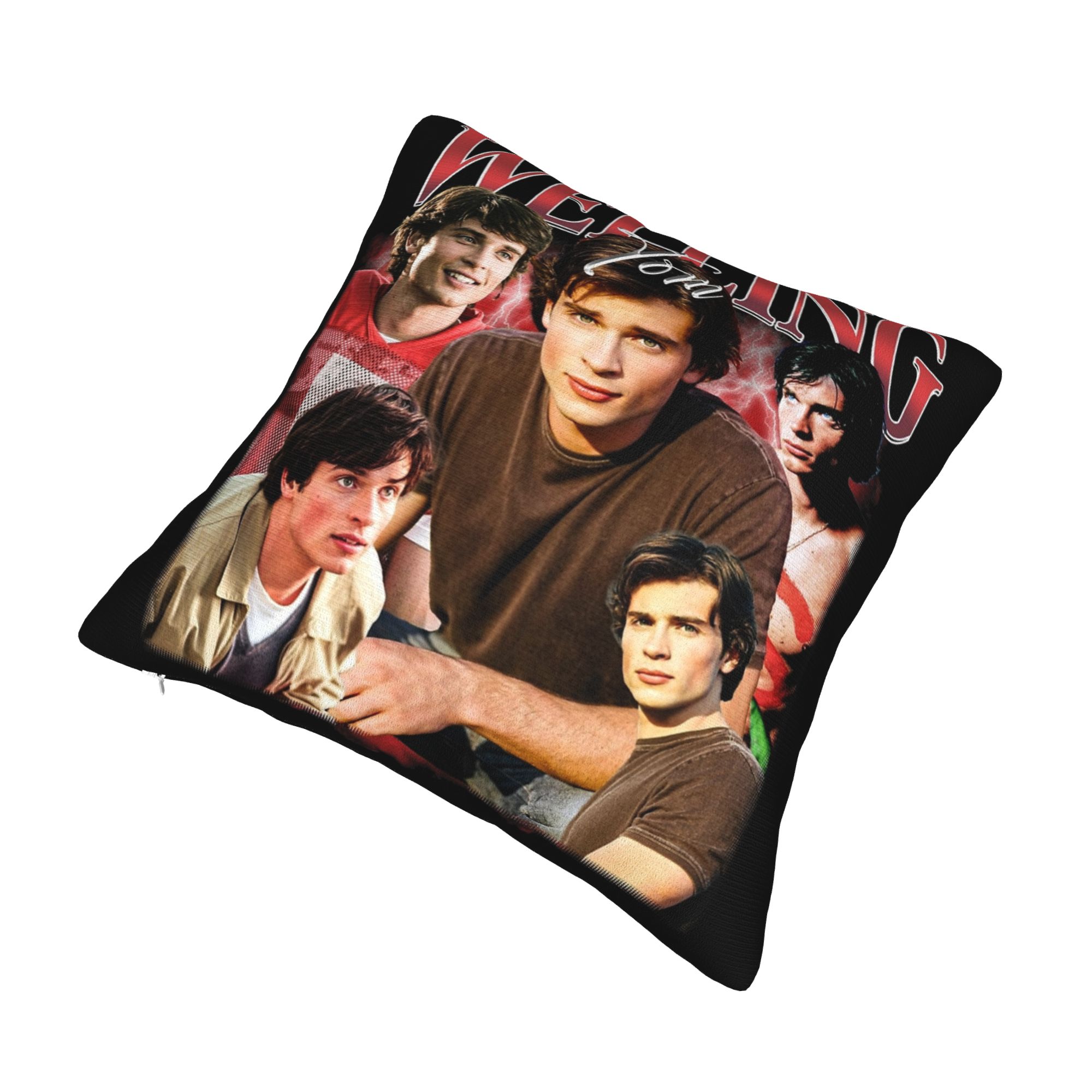 Vintage Welling Tom heated riv - Pillow Cover Sublimation 리뷰 및 가격