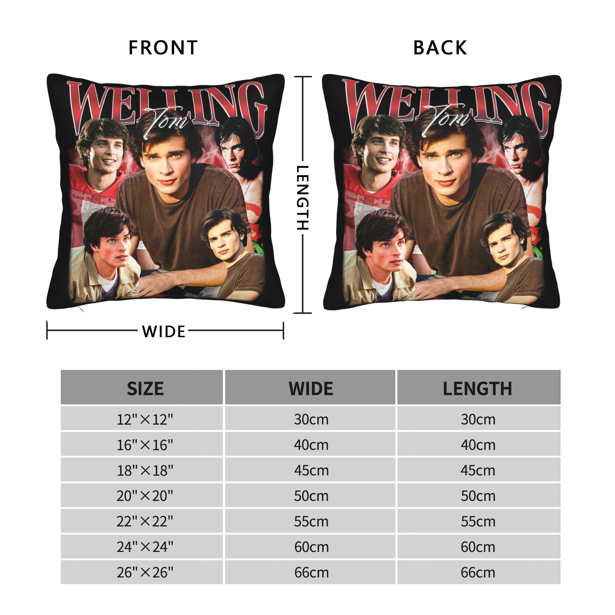 Vintage Welling Tom heated riv - Pillow Cover Sublimation 리뷰 및 가격