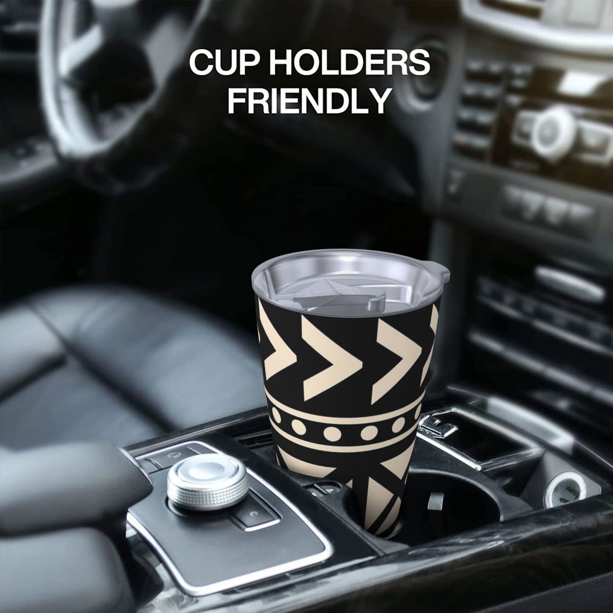 African Mud Cloth Black And Wh - Tumbler 20Oz White 리뷰 및 가격