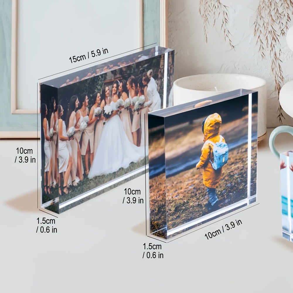 Personalized 3D Acrylic Photo  - Photo Acrylic Block 리뷰 및 가격