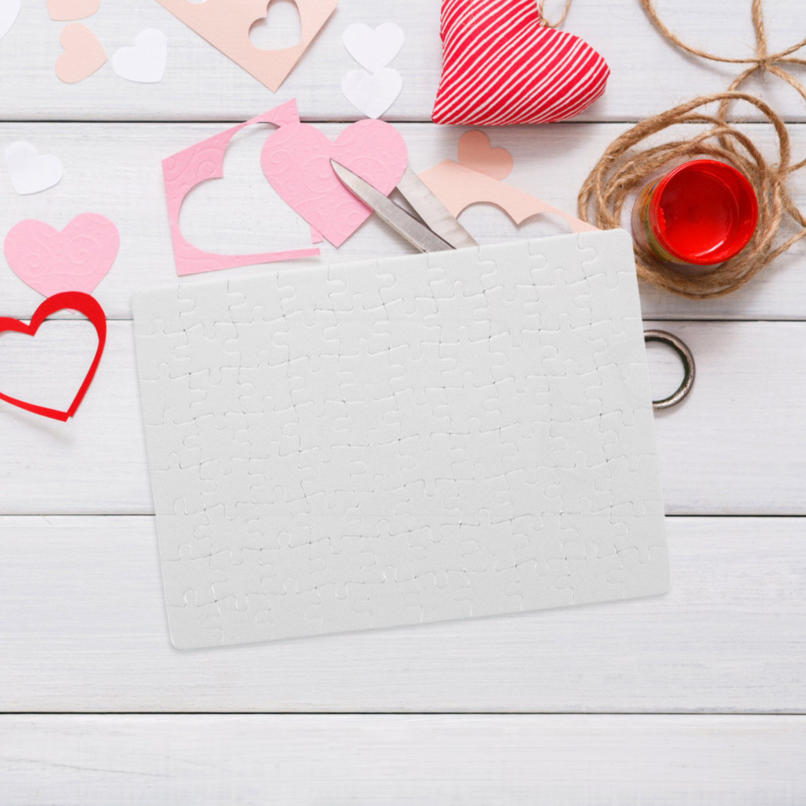 4 Sheets Blank Jigsaw Puzzle B - Puzzle Blank White 리뷰 및 가격
