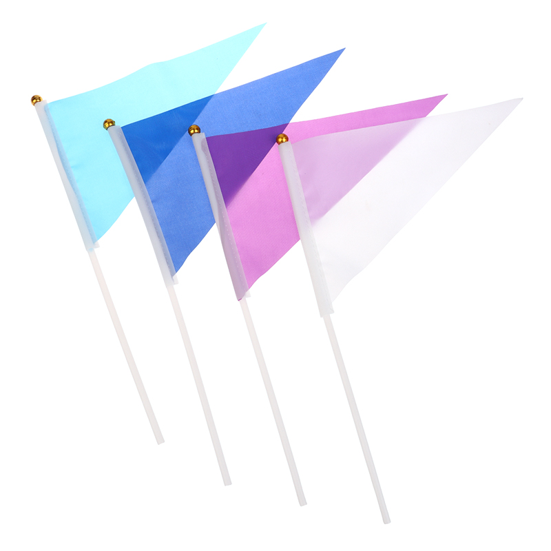 10Pcs Colorful Triangular Flag - Yard Sign Blank 리뷰 및 가격