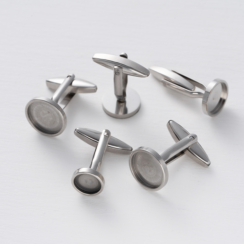 5Pcs Stainless Steel Cufflinks - Metal Photo Panel 리뷰 및 가격