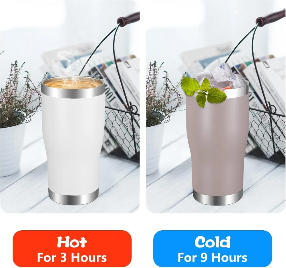 20oz Stainless Steel Tumbler w - Tumbler 20Oz White 리뷰 및 가격