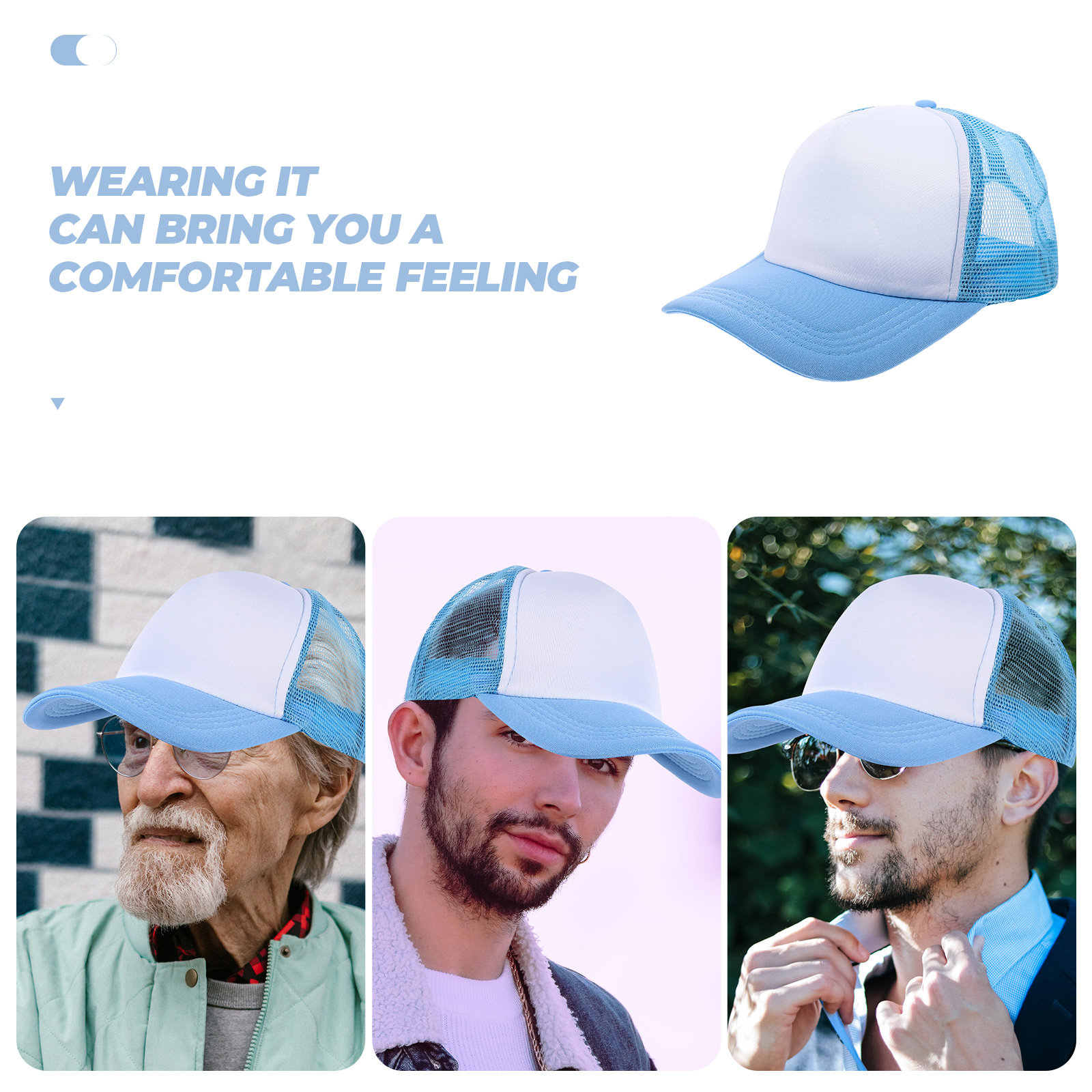 10Pcs Blank Mesh Baseball Caps - Hat Sublimation Blank 리뷰 및 가격