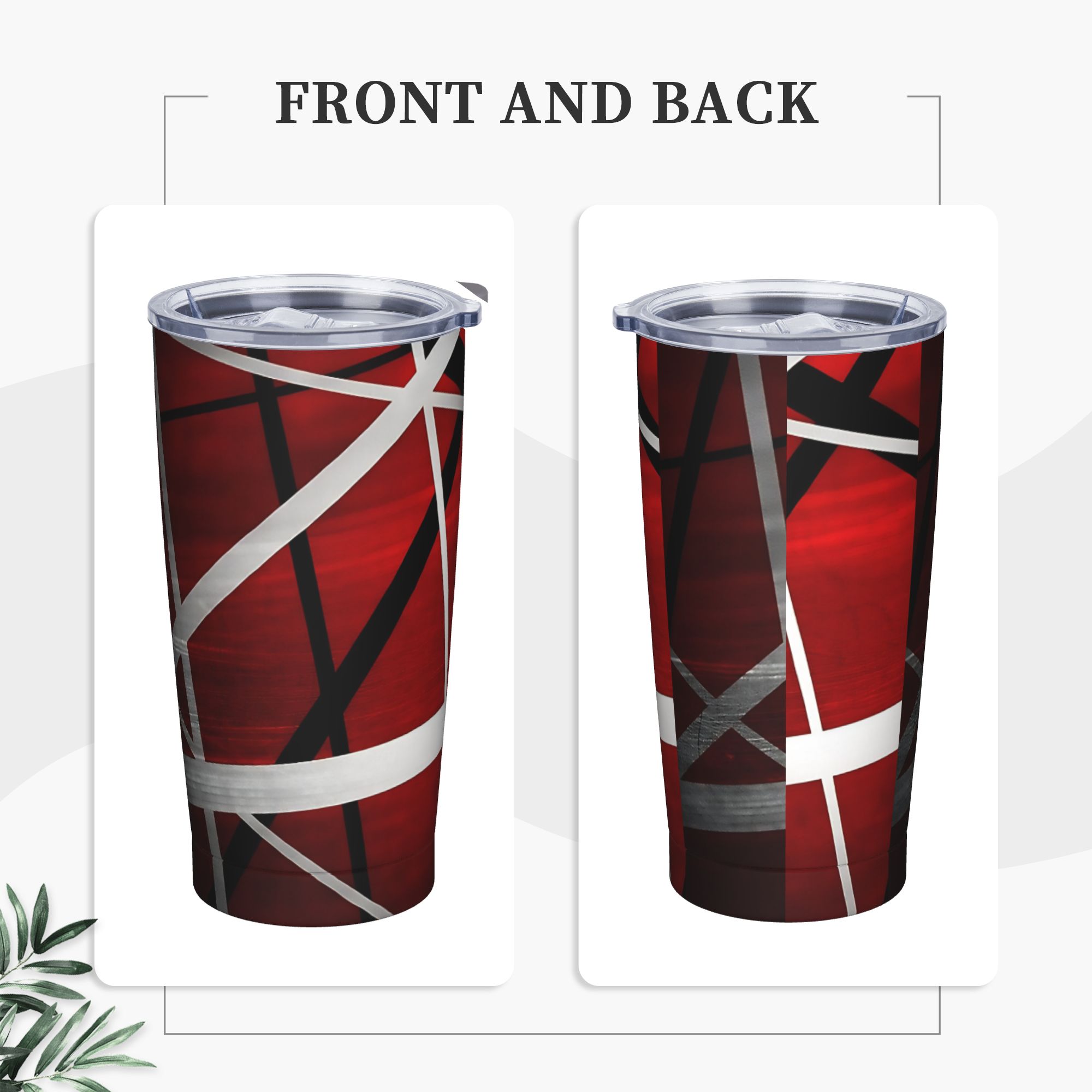 V-Van Halens Red Black White T - Tumbler 20Oz White 리뷰 및 가격