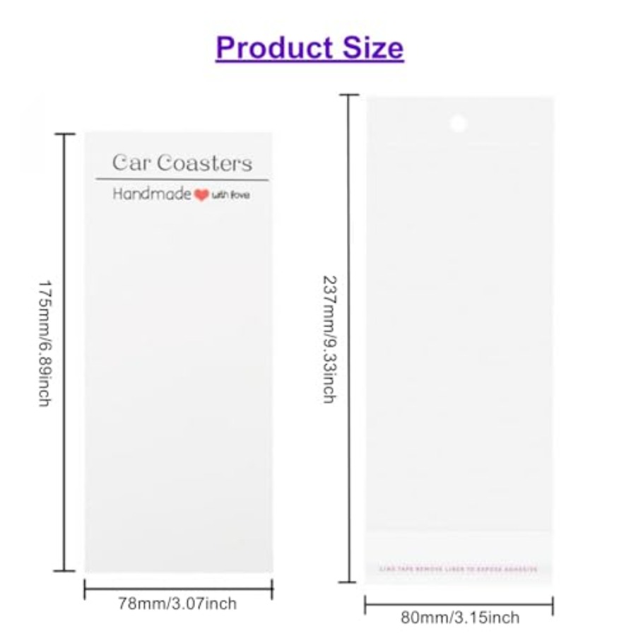 Sets Car Coaster Packaging for - Coaster Sublimation Blank 리뷰 및 가격
