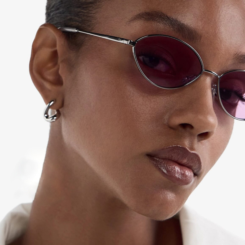 Retro Cat eye Woman Sunglasses - Metal Photo Panel 리뷰 및 가격