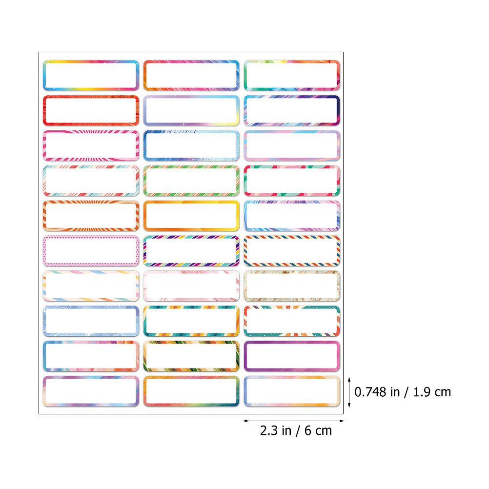 10 Sheets Writable Name Tag St - Water Bottle Blank 리뷰 및 가격