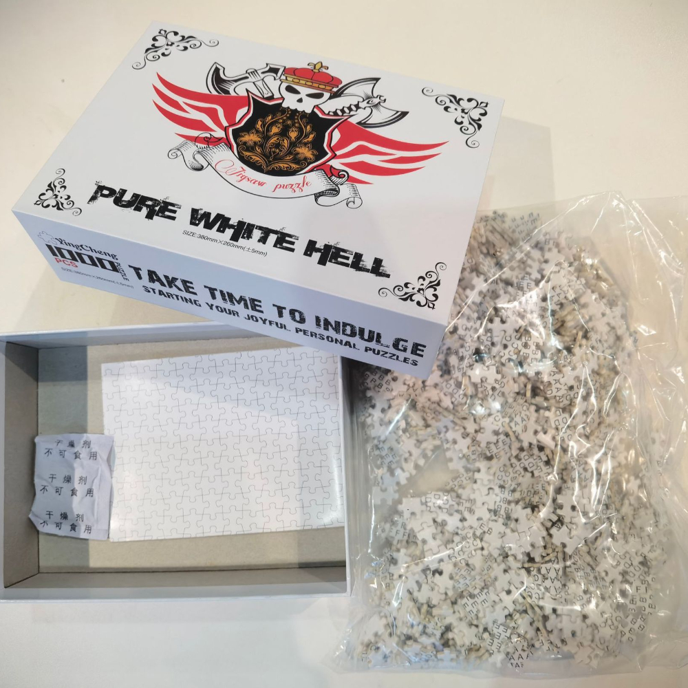 1000 Pieces  Mini Jigsaw Puzzl - Puzzle Blank White 리뷰 및 가격