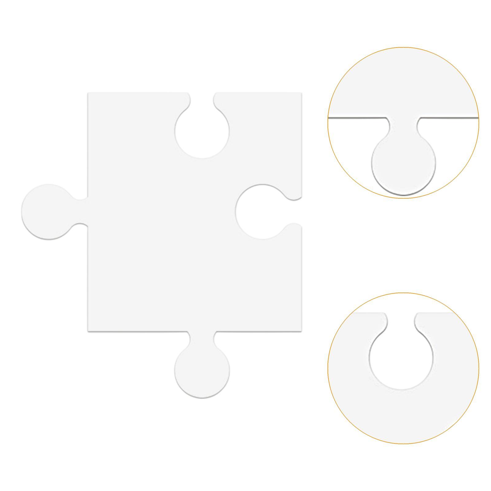 24Pcs White Cardboard Blank Ji - Puzzle Blank White 리뷰 및 가격