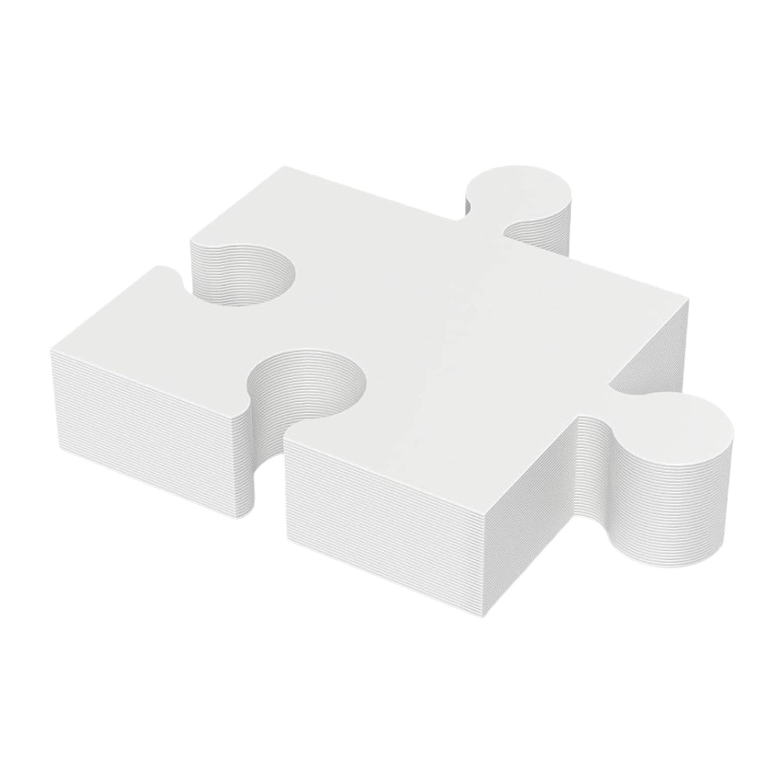30 Pieces Blank Puzzle Pieces  - Puzzle Blank White 리뷰 및 가격